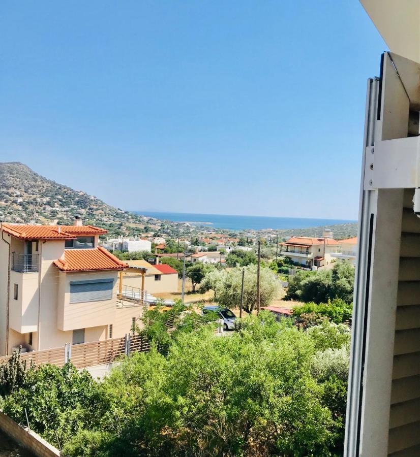 Beautiful Maisonette With A View To The Mountains And The Sea Agia Marina  Екстер'єр фото