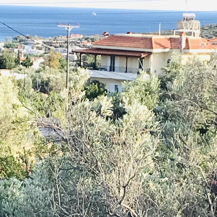 Beautiful Maisonette With A View To The Mountains And The Sea Agia Marina  Екстер'єр фото