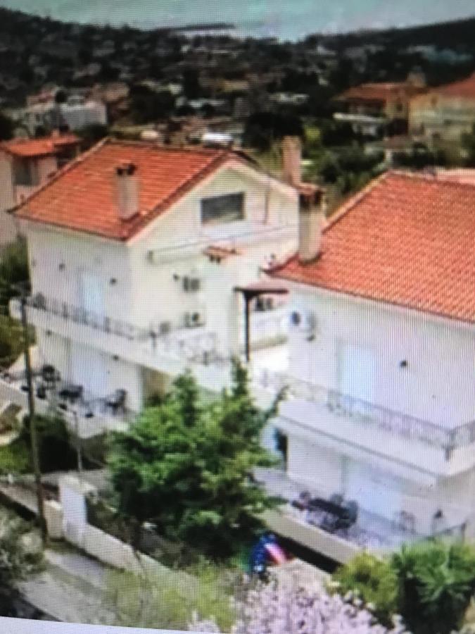 Beautiful Maisonette With A View To The Mountains And The Sea Agia Marina  Екстер'єр фото