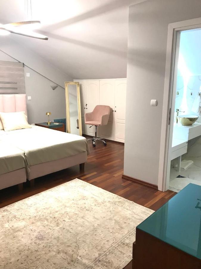 Beautiful Maisonette With A View To The Mountains And The Sea Agia Marina  Екстер'єр фото