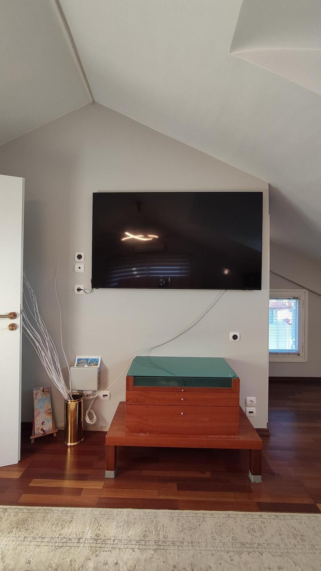 Beautiful Maisonette With A View To The Mountains And The Sea Agia Marina  Екстер'єр фото