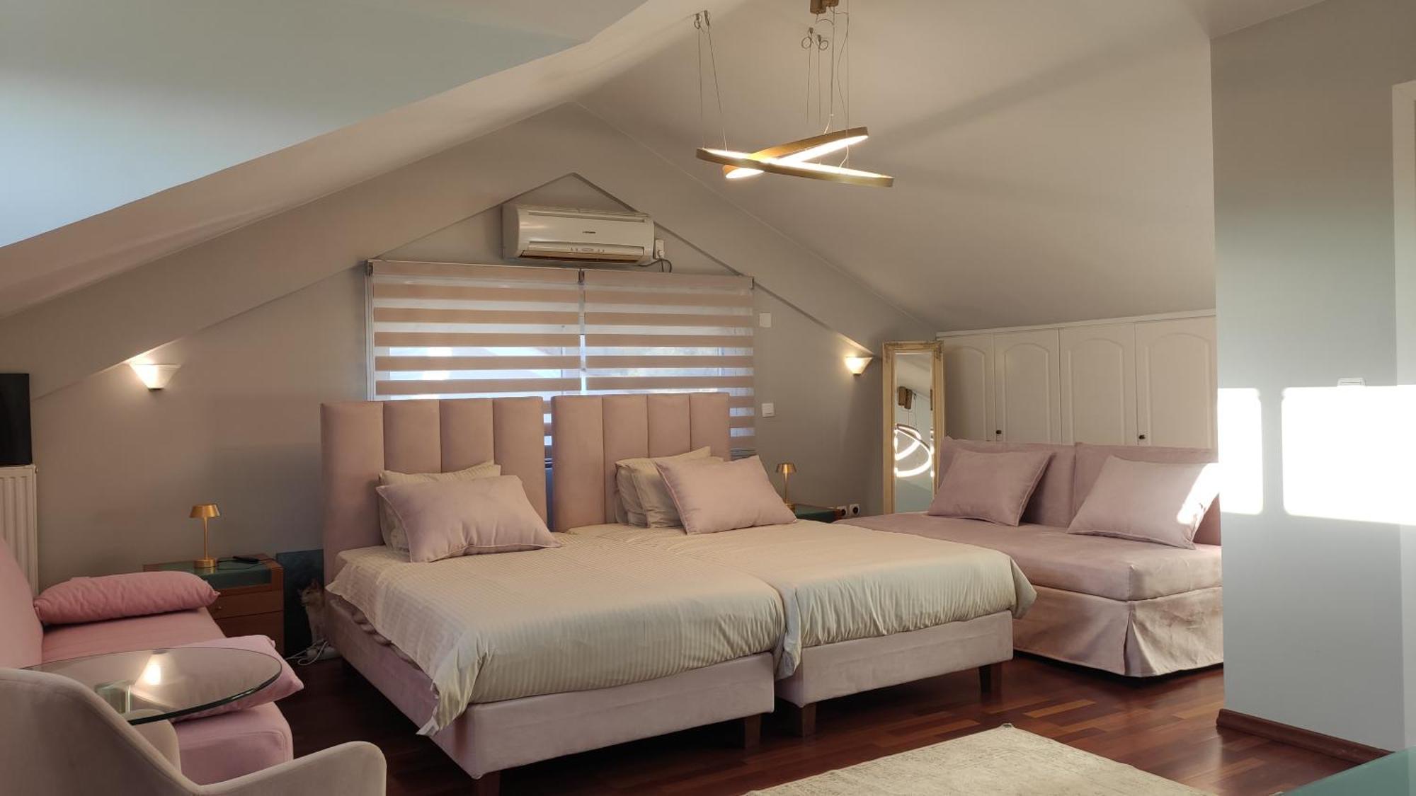 Beautiful Maisonette With A View To The Mountains And The Sea Agia Marina  Екстер'єр фото