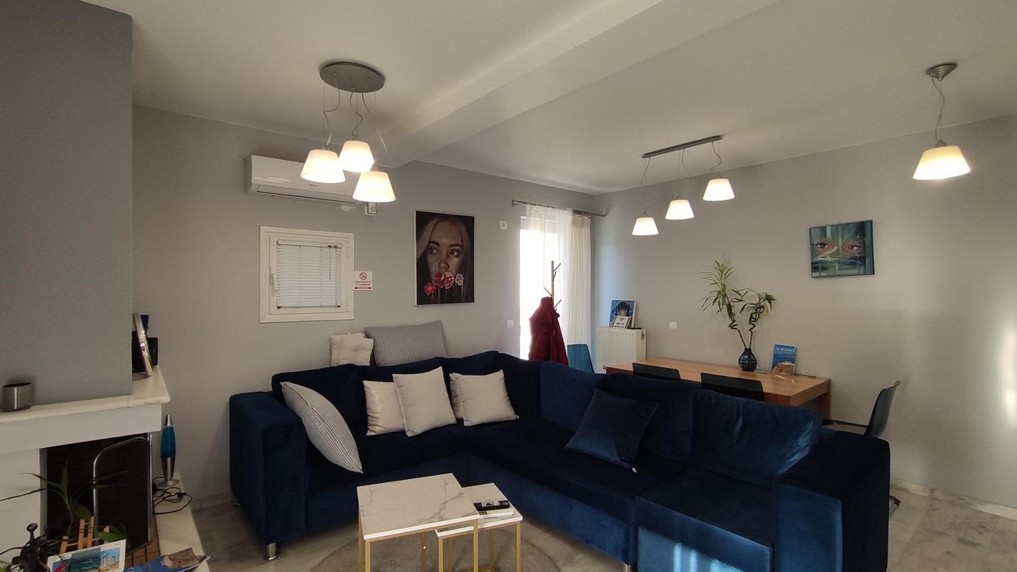 Beautiful Maisonette With A View To The Mountains And The Sea Agia Marina  Екстер'єр фото