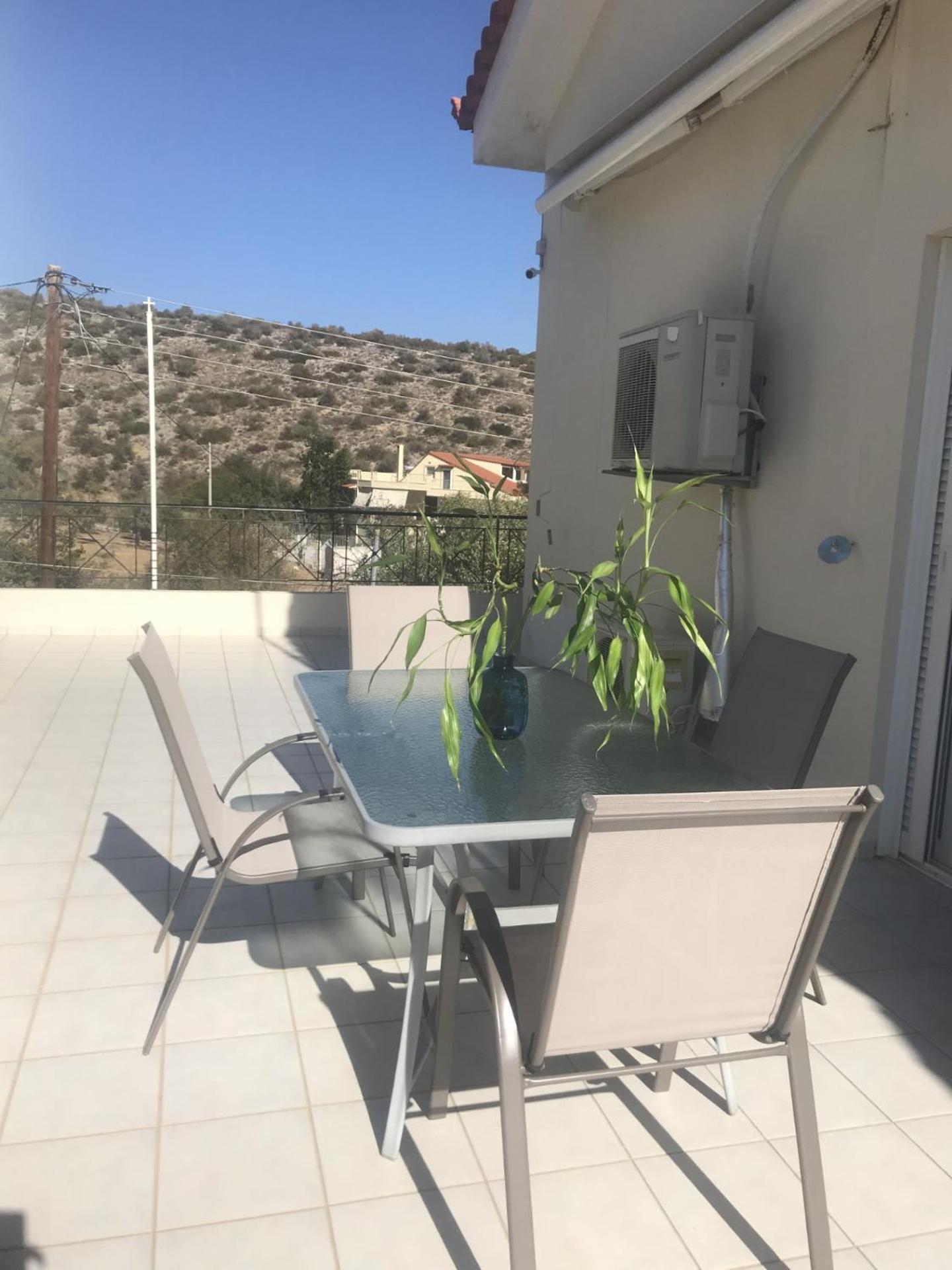 Beautiful Maisonette With A View To The Mountains And The Sea Agia Marina  Екстер'єр фото